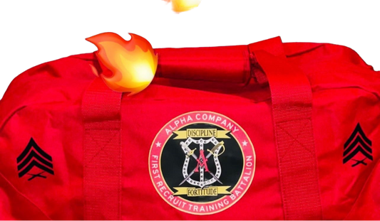 MCRDPIDI Alpha Co Gym Bag w/Rank & Last Name