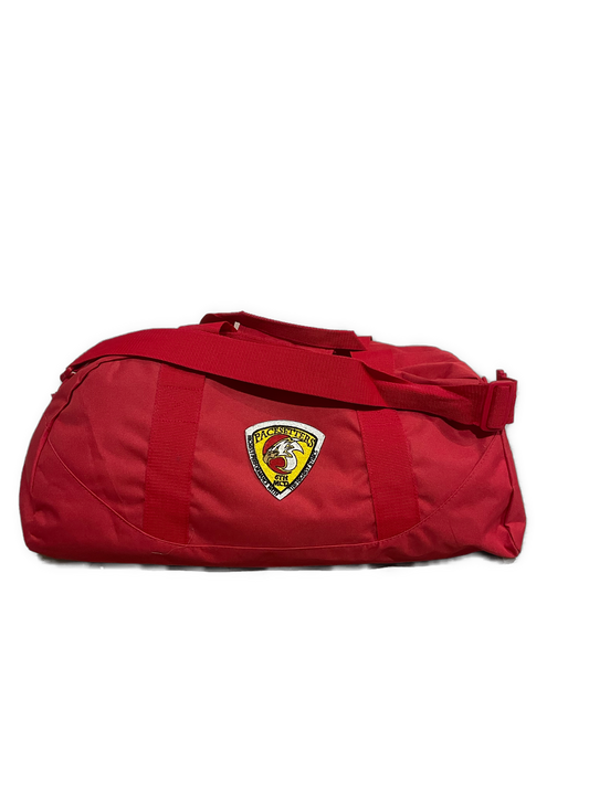 6th MCD Embroidered Red Gym Bag w/Rank & Last Name